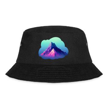 Mountains Hiking Mountain hiking Hiking Mountain hikers - Bucket Hat - black - Front - Lela (165cm)