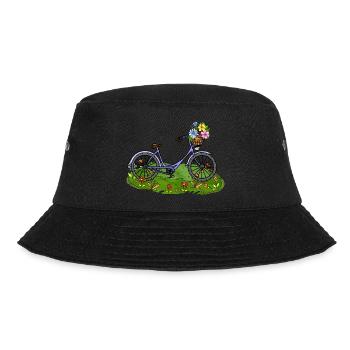 Fahrrad - Bucket Hat - Schwarz - Vorne - Lela (165cm)