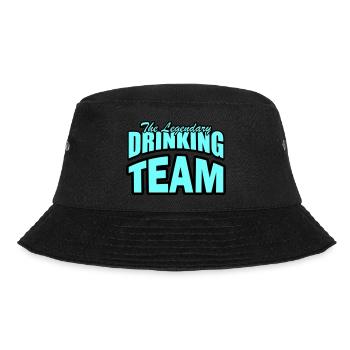 drinking team - Bucket Hat - Schwarz - Vorne - Lela (165cm)