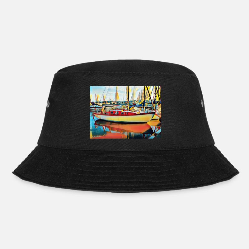 Voilier au ponton - Bob - noir