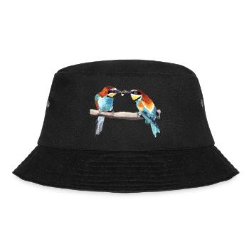 Bienenfresser - Bucket Hat - Schwarz - Vorne - Lela (165cm)