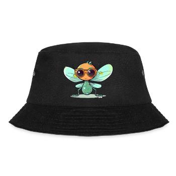 Iva libbelule - Bucket Hat - Schwarz - Vorne - Lela (165cm)