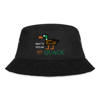 Duck Quack - Bucket Hat - black - Front - Lela (165cm)