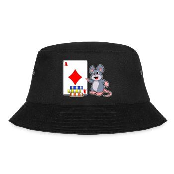 Mouse Poker Poker Cards Poker Chips - Bucket Hat - black - Front - Lela (165cm)