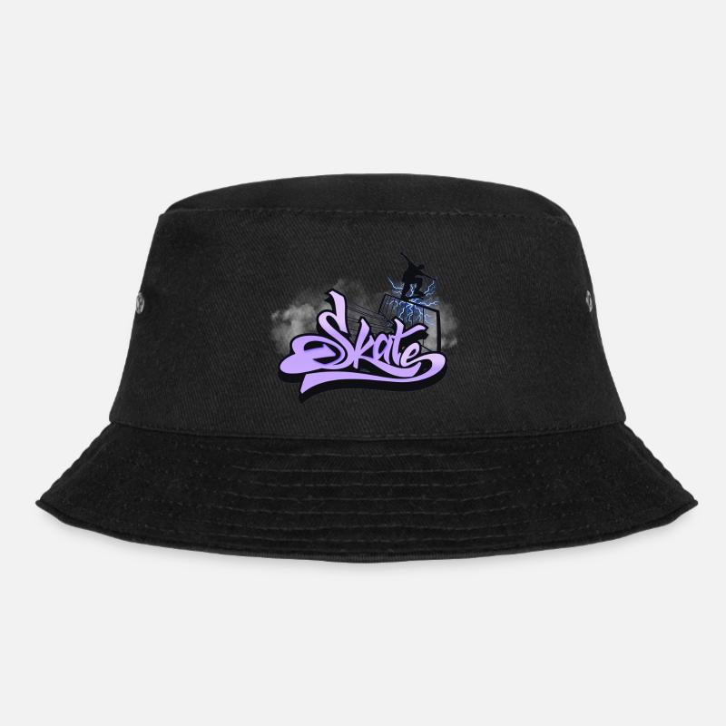 Skate jump - Bucket Hat - black