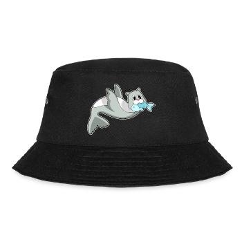 Seal Fish - Bucket Hat - black - Front - Lela (165cm)