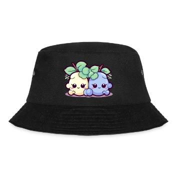Mak et bok les raisins kawaii - Bob - noir - Devant - Lela (165cm)