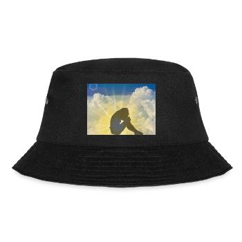 Skyscape. - Bucket Hat - Schwarz - Vorne - Lela (165cm)
