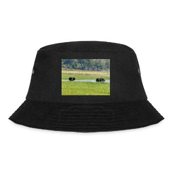 Landscape in Chobe National Park on Sedudu Island - Bucket Hat - black - Front - Lela (165cm)