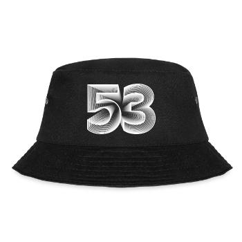 1953 - Bucket Hat - Schwarz - Vorne - Lela (165cm)
