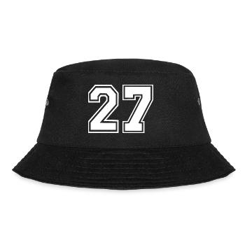 27 - Bucket Hat - Schwarz - Vorne - Lela (165cm)