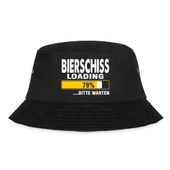 Bierschiss loading Bierparty Biertrinker kostüm - Bucket Hat - Schwarz - Vorne - Lela (165cm)