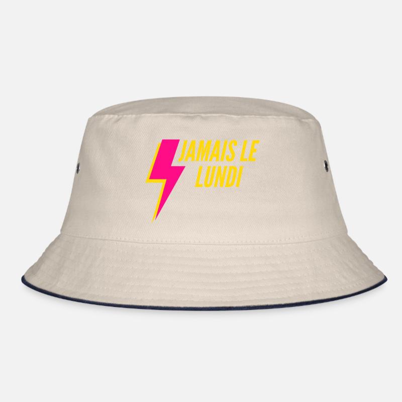 NEVER ON MONDAY T SHIRT Bucket Hat