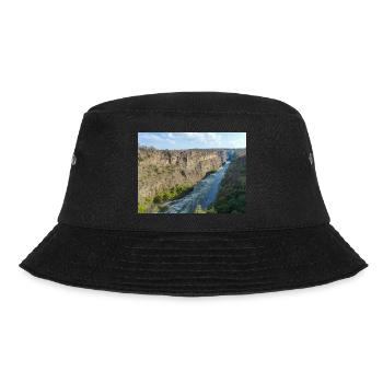 Schlucht in der Nähe der Victoriafälle in Simbabwe - Bucket Hat - Schwarz - Vorne - Lela (165cm)