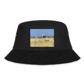 Elefant und Landschaft im Etosha Nationalpark - Bucket Hat - Schwarz - Vorne - Lela (165cm)