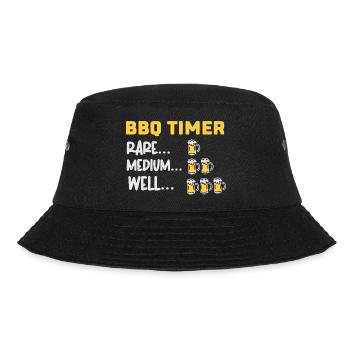 BBQ Timer - Bucket Hat - black - Front - Lela (165cm)