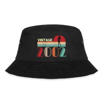 Vintage Birthday retro sunset design - Bucket Hat - black - Front - Lela (165cm)