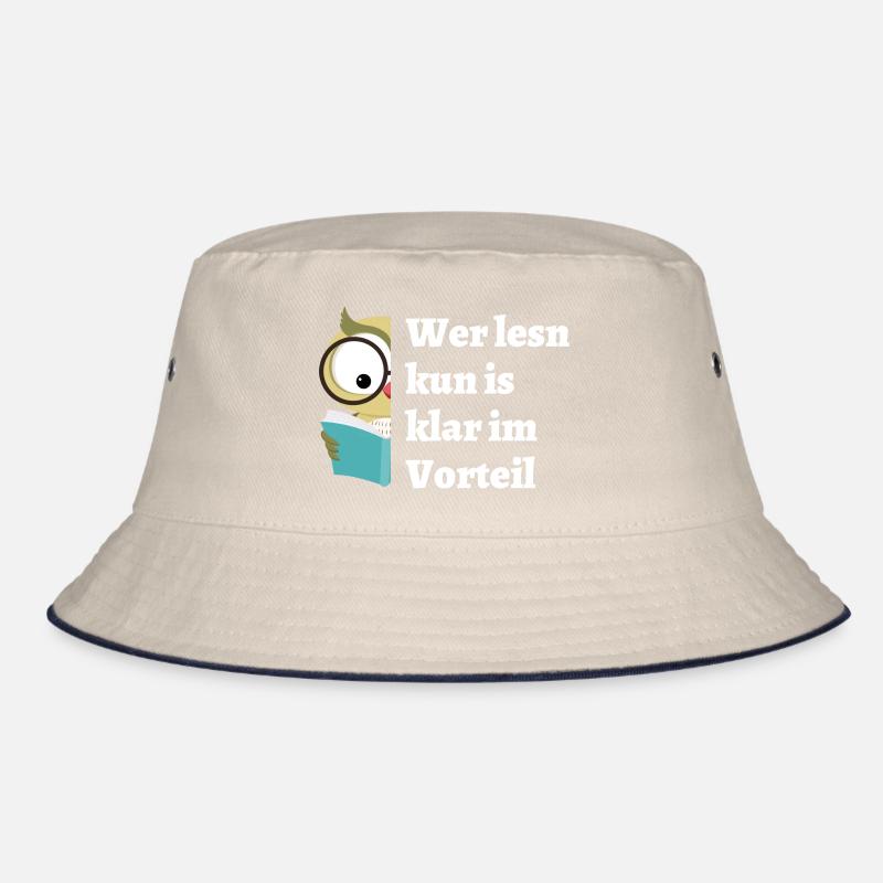 Wer lesn kun... - bayerischer Spruch Bucket Hat