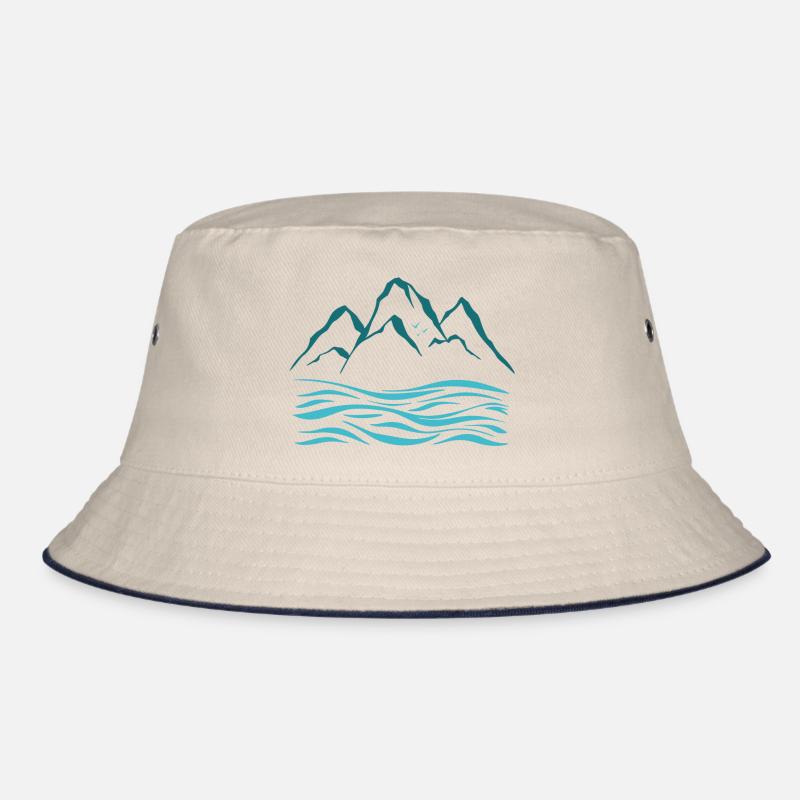 Clothing and Accessories with Mountain View Bucket Hat