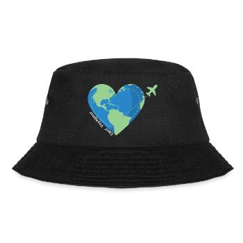 Coeur voyageur -addict de voyage - Bob - noir - Devant - Lela (165cm)