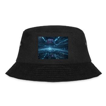 Synthesis of the future of technology - Bucket Hat - black - Front - Lela (165cm)