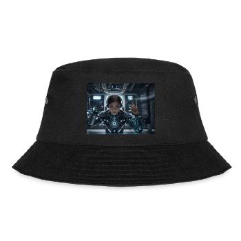 Synthesis of the future of technology - Bucket Hat - black - Front - Lela (165cm)