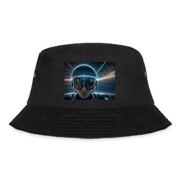 Synthesis of the future of technology - Bucket Hat - black - Front - Lela (165cm)