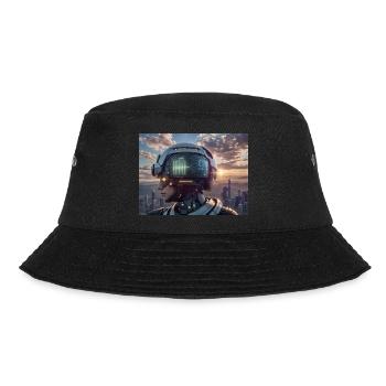 Synthesis of the future of technology - Bucket Hat - black - Front - Lela (165cm)