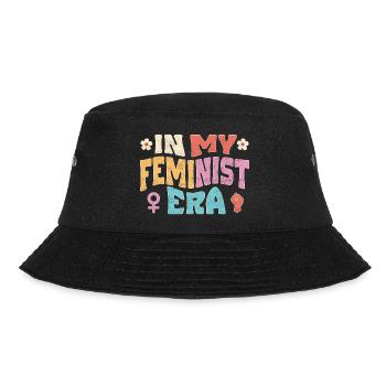 In my feminist era - Bucket Hat - Schwarz - Vorne - Lela (165cm)