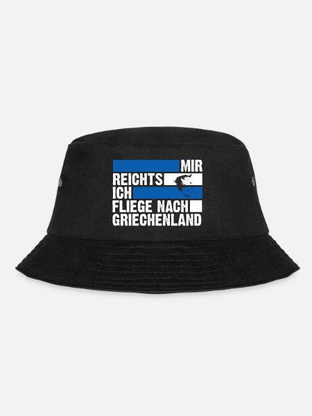 Griechen Grieche Griechenland - Bucket Hat - Schwarz