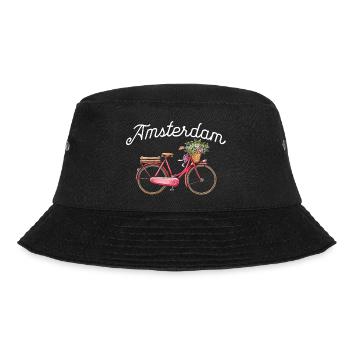 Vintage Pays-Bas Hollande Bicyclette Amsterdam - Bob - noir - Devant - Lela (165cm)