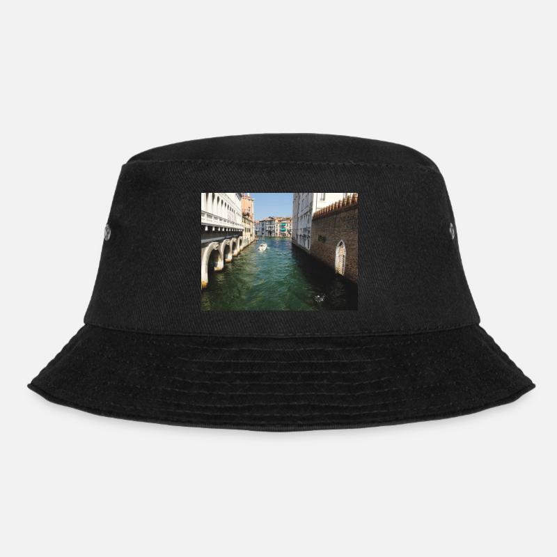 Sommer in Venedig - Bucket Hat - Schwarz