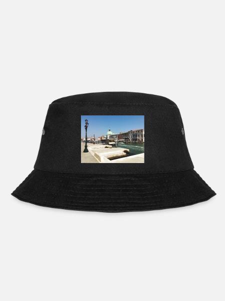 Die Lagunenstadt Venedig - Bucket Hat - Schwarz
