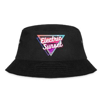 Electric Sunset - Bucket Hat - Schwarz - Vorne - Lela (165cm)