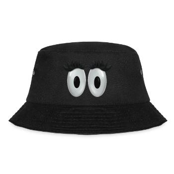 Augen - Bucket Hat - Schwarz - Vorne - Lela (165cm)