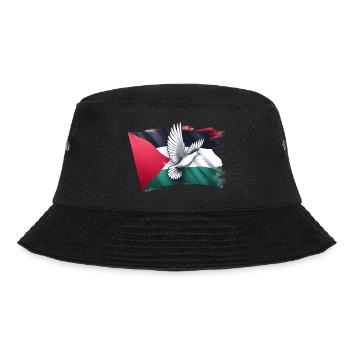 DRAPEAU PALESTINE Drapeau Liberté Paix - Bob - noir - Devant - Lela (165cm)