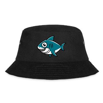 Requin dessin enfant - Bob - noir - Devant - Lela (165cm)