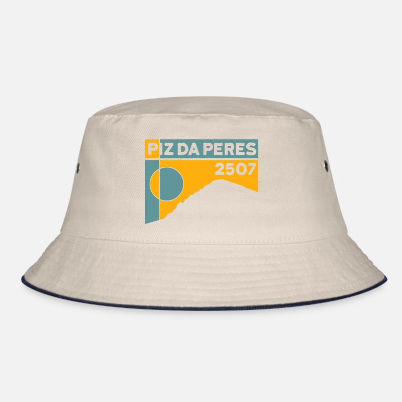 Piz da Peres Dolomites Hiking Climbing Souvenirs Bucket Hat