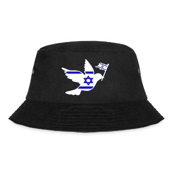 Israel dove of peace - Bucket Hat - black - Front - Lela (165cm)
