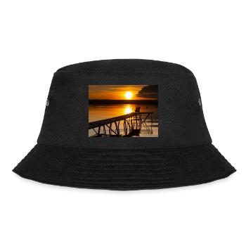 Sunset at Lake Ammersee - Bucket Hat - black - Front - Lela (165cm)