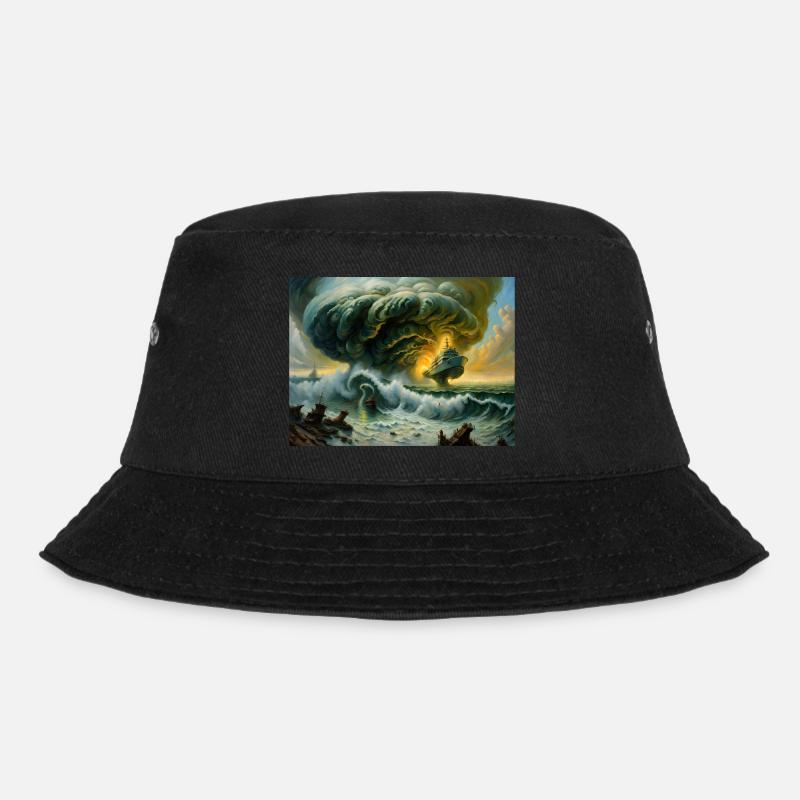 Nature's Fury #5 - Bucket Hat - black