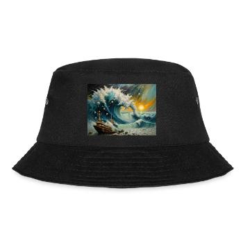 Zorn der Natur #10 - Bucket Hat - Schwarz - Vorne - Lela (165cm)