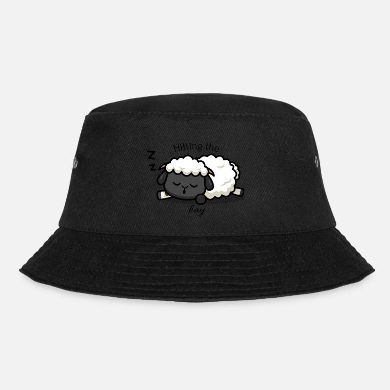 Ab ins Heu - Bucket Hat - Schwarz
