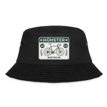 Münster - Bicycle City - Bucket Hat - black - Front - Lela (165cm)