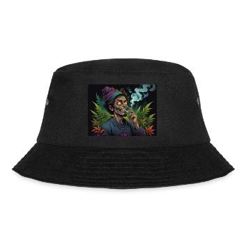 Crazy Man - Bucket Hat - black - Front - Lela (165cm)