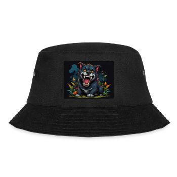 Hund - Bucket Hat - Schwarz - Vorne - Lela (165cm)