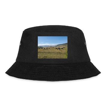 Sheep, donkeys, mountains, meadows - Bucket Hat - black - Front - Lela (165cm)