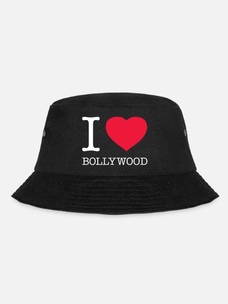 I LOVE BOLLYWOOD - Bucket Hat - Schwarz