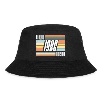 Classique 1986 Original année de naissance Vintage des années 80 - Bob - noir - Devant - Lela (165cm)