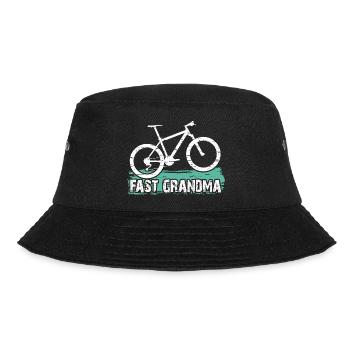 Quick granny on the bike - Bucket Hat - black - Front - Lela (165cm)